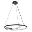 Pendul Rabalux NILOO metal, plastic, negru, transparent, LED, 40W, 3000K, 2080Lm - 72367