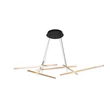 Pendul Rabalux SEVERINE metal, plastic, negru, alb, aur, LED, 40W, 3000-6500K, 2400Lm - 72369