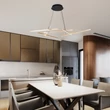 Pendul Rabalux SEVERINE metal, plastic, negru, alb, aur, LED, 40W, 3000-6500K, 2400Lm - 72369