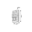 Aplica de perete exterioara Rabalux Orlova metal, plastic, negru, transparent, E27, IP44 - 7244