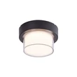 Aplica de perete exterioara Rabalux Durbe plastic, negru, alb, LED-RGB, 10W, 780lm, IP54 - 7246