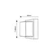 Aplica de perete exterioara Rabalux Durbe plastic, negru, alb, LED-RGB, 10W, 790lm, IP54 - 7247
