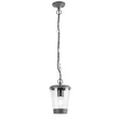 Pendul exterior Rabalux Savano metal, plastic, antracit, transparent, E27, IP44 - 7268