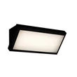 Aplica de perete exterioara Rabalux Rapla plastic, negru, alb, LED, 4000K, 12W, 1000lm, IP54 - 7282