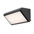 Aplica de perete exterioara Rabalux Rapla plastic, negru, alb, LED, 4000K, 12W, 1000lm, IP54 - 7282