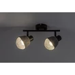 Spot Rabalux FARELIA metal, fetru, negru, gri, E14 - 73006
