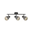 Spot Rabalux FARELIA metal, fetru, negru, gri, E14 - 73007