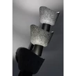 Spot Rabalux FARELIA metal, fetru, negru, gri, E14 - 73007