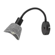 Aplica de perete Rabalux FARELIA metal, fetru, negru, gri, E14 - 73009