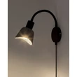 Aplica de perete Rabalux FARELIA metal, fetru, negru, gri, E14 - 73009
