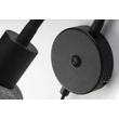 Aplica de perete Rabalux FARELIA metal, fetru, negru, gri, E14 - 73009