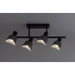 Plafoniera Rabalux FARELIA metal, fetru, negru, gri, E14 - 73010