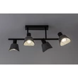 Plafoniera Rabalux FARELIA metal, fetru, negru, gri, E14 - 73010