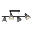 Plafoniera Rabalux FARELIA metal, fetru, negru, gri, E14 - 73010