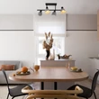 Plafoniera Rabalux FARELIA metal, fetru, negru, gri, E14 - 73010