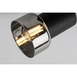 Spot Rabalux HATICE metal, sticla, negru, fumuriu, E14 - 73052