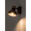 Spot Rabalux SASKIA metal, lemn, negru, maro, E14 - 73055