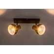 Spot Rabalux SASKIA metal, lemn, negru, maro, E14 - 73056