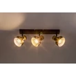 Spot Rabalux SASKIA metal, lemn, negru, maro, E14 - 73057