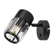 Spot Rabalux VENARO metal, sticla, negru, transparent, E14 - 73059