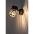 Spot Rabalux VENARO metal, sticla, negru, transparent, E14 - 73059