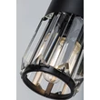 Spot Rabalux VENARO metal, sticla, negru, transparent, E14 - 73059