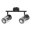 Spot Rabalux VENARO metal, sticla, negru, transparent, E14 - 73060