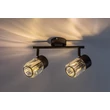 Spot Rabalux VENARO metal, sticla, negru, transparent, E14 - 73060