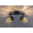 Spot Rabalux VENARO metal, sticla, negru, transparent, E14 - 73060