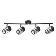 Spot Rabalux VENARO metal, sticla, negru, transparent, E14 - 73062