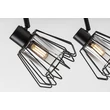 Spot Rabalux EMERENCIA metal, sticla, negru, fumuriu, E14 - 73068