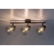 Spot Rabalux EMERENCIA metal, sticla, negru, fumuriu, E14 - 73069