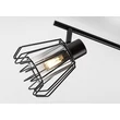 Spot Rabalux EMERENCIA metal, sticla, negru, fumuriu, E14 - 73069