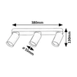 Spot Rabalux MIRINA metal, aur, GU10 - 73077