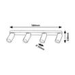Spot Rabalux MIRINA metal, aur, GU10 - 73078