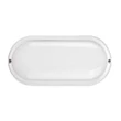 Aplica de perete exterioara Rabalux Hort plastic, alb, LED, 4000K, 15W, 1300lm, IP54 - 7408