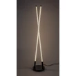 Lampadar Rabalux NIVARO metal, acril, negru, alb, LED, 28W, 3000K, 3050Lm - 74166