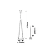 Lampadar Rabalux NIVARO metal, acril, negru, alb, LED, 28W, 3000K, 3050Lm - 74166