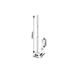 Lampadar Rabalux SINDRI metal, plastic, negru, alb, LED, 33W, 1800lm, 3000K-4000K - 74195