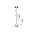 Lampadar Rabalux JARNELLE metal, plastic, crom, alb, LED, 30W, 2000lm, 3000K - 74197