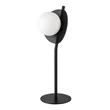 Veioza Rabalux JULES metal, sticla, negru, alb, G9 - 74221