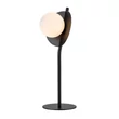 Veioza Rabalux JULES metal, sticla, negru, alb, G9 - 74221