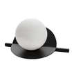 Veioza Rabalux JULES metal, sticla, negru, alb, G9 - 74222