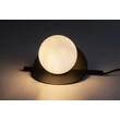 Veioza Rabalux JULES metal, sticla, negru, alb, G9 - 74222