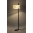 Lampadar Rabalux NARMIN metal, textil, negru, bej, E27 - 74240