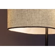 Lampadar Rabalux NARMIN metal, textil, negru, bej, E27 - 74240