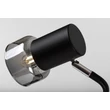 Veioza Rabalux HATICE metal, sticla, negru, fumuriu, E14 - 74278