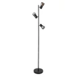 Lampadar Rabalux HATICE metal, sticla, negru, fumuriu, E14 - 74279