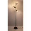 Lampadar Rabalux HATICE metal, sticla, negru, fumuriu, E14 - 74279