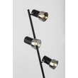 Lampadar Rabalux HATICE metal, sticla, negru, fumuriu, E14 - 74279